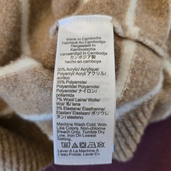 J. Crew Factory Striped Extra-Soft Sweater, Sz M - Picture 6 of 7